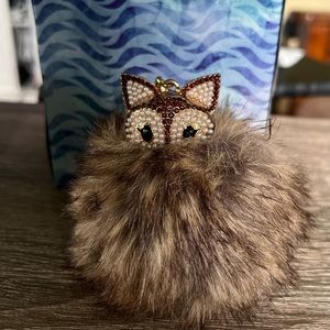 Fuzzy Fox Keychain